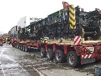 Schienenkran Unterwagen 80t